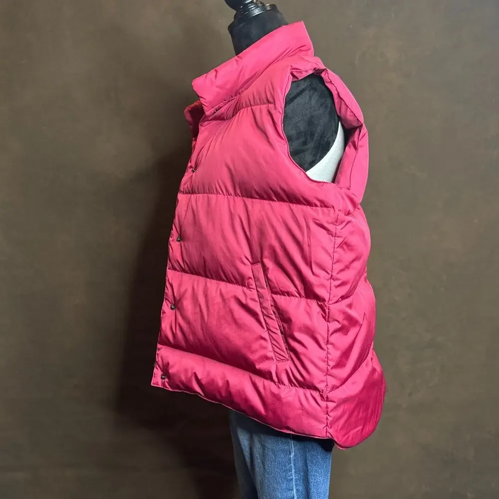 Cabela’s Premier Northern Goosedown Red Puffer Vest Women’s Large90